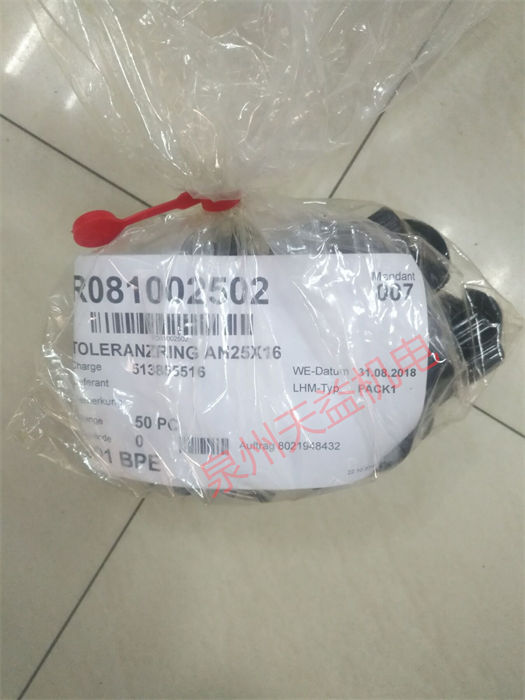 天益機電力士樂工業產品 "VT3002-1-2X 48F" "R081002502" "R911341794 RKL0019 020" "DBETE-62 315G24K31A1M" 