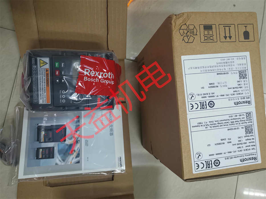天益機電力士樂工業產品"PV7-1A 63-71RE07MC0-16" "VFC3610-OK75-1P2-MNA-7P-NNNNN-NNNN" "Z3DR6VP2-10 200MSV" "R9012