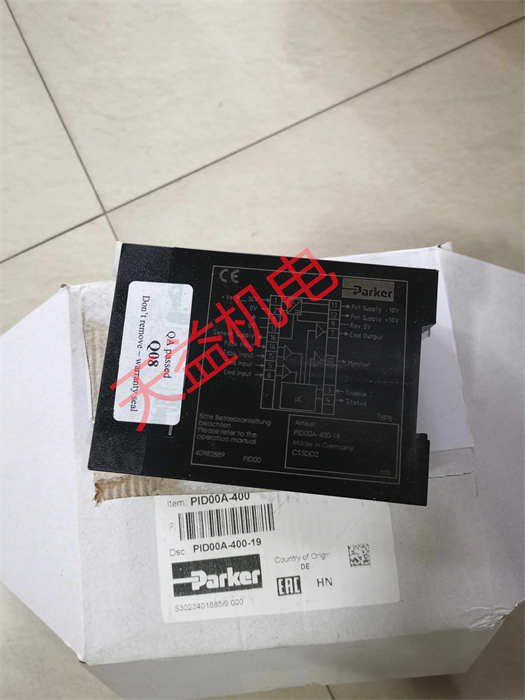 天益機電PARKER工業(yè)產品"PA58190-0025" "WE10LR71" "PID00A-400-19"  "ZEMTB-020NN-PN3" 